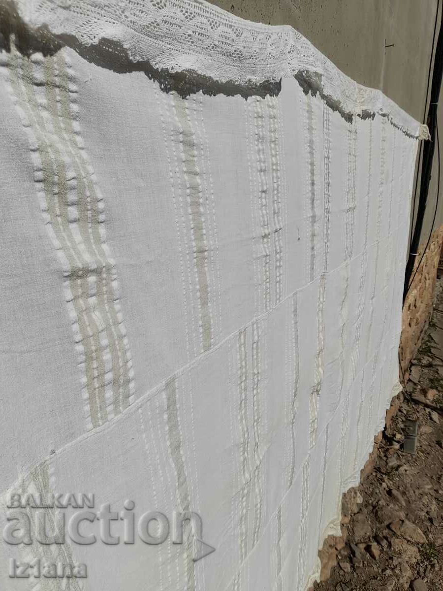 Auction Old canary bed cover, sheet Auction Old canary bed cover, sheet