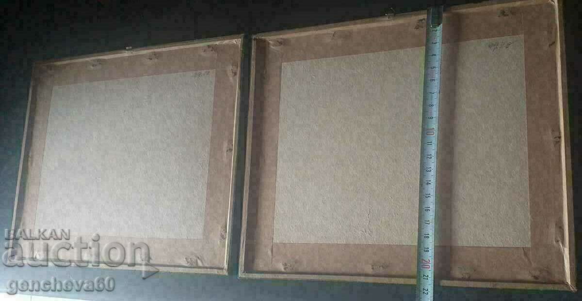 Două picturi cu reproducere peisaj - 5