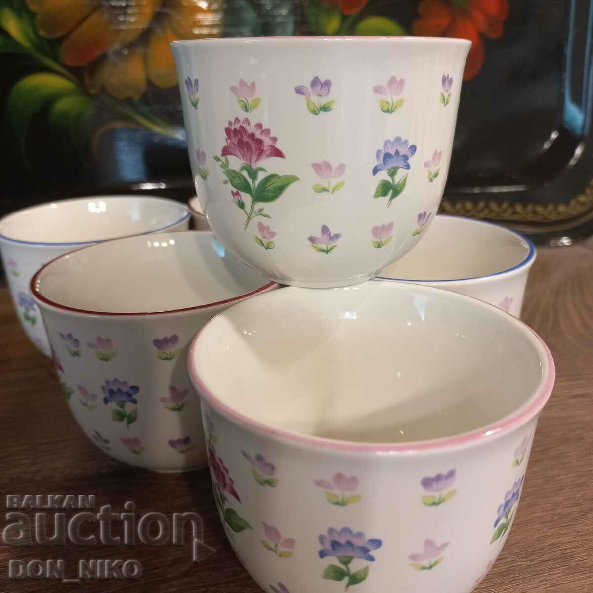 Γερμανικά ποτήρια πορσελάνης για τσάι/καφέ - 6