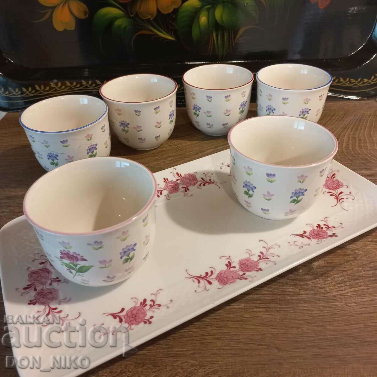 German Porcelain Cups for Tea/Coffee