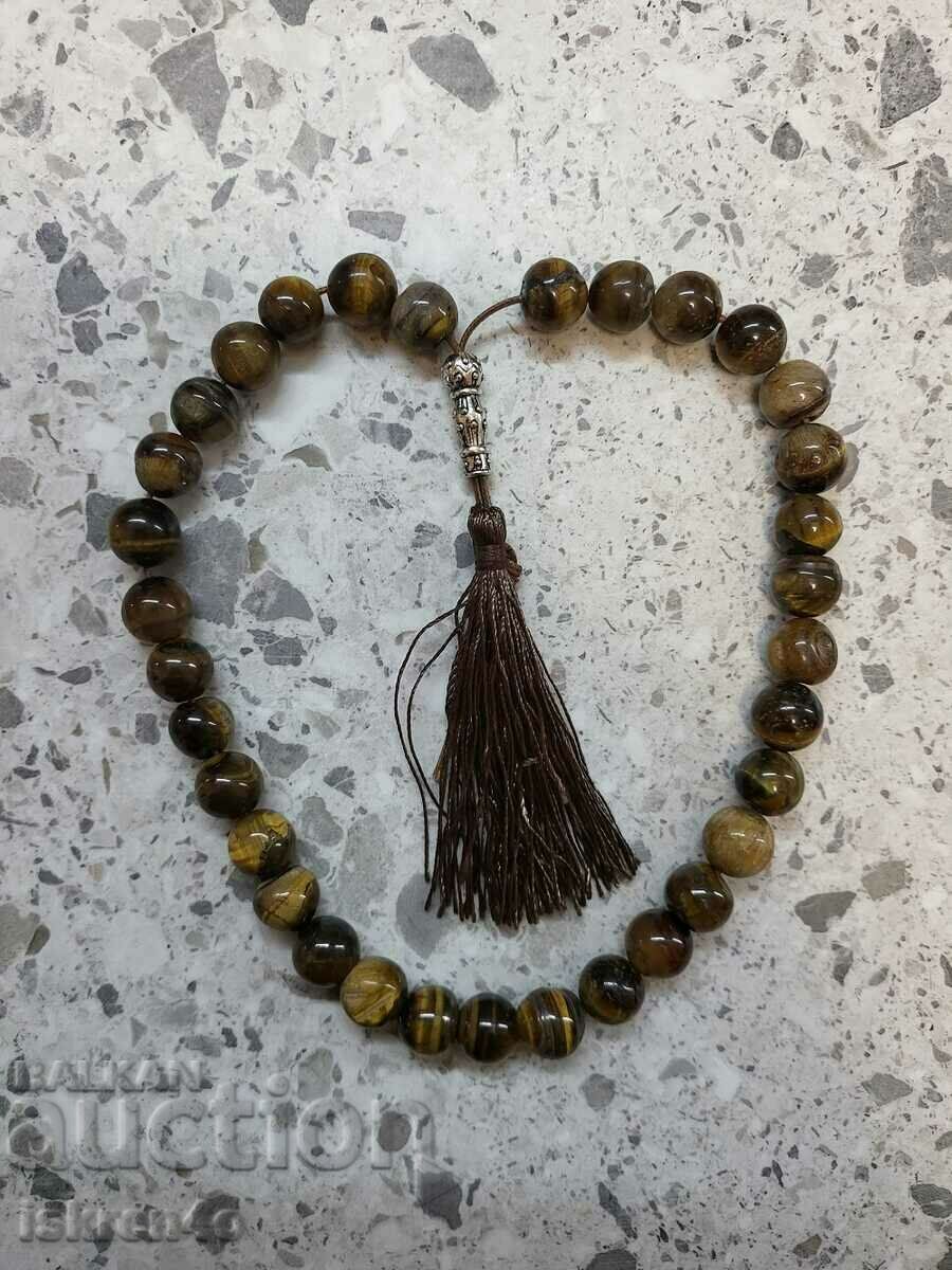 Броеница Тигрово Око с цена 90.00 лв. | € 46.02 Броеница Тигрово Око с цена 90.00 лв. | € 46.02