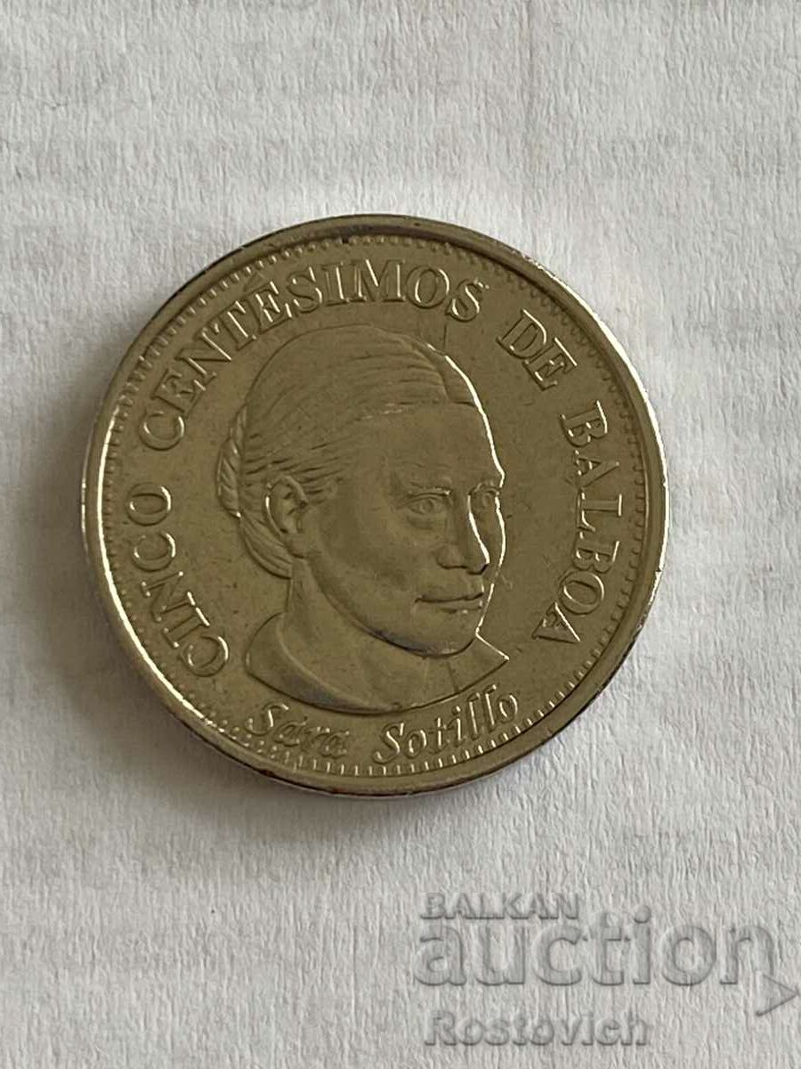 Panama 5 centesimo 2018
