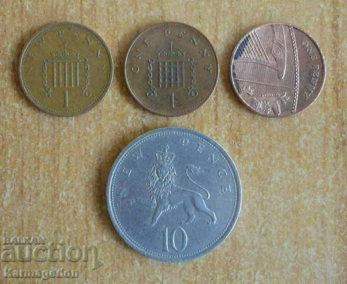 Πολλά νομίσματα - Μεγάλη Βρετανία