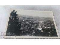 Carte poștală Kyustendily Vedere generală Gr. Paștele 1938