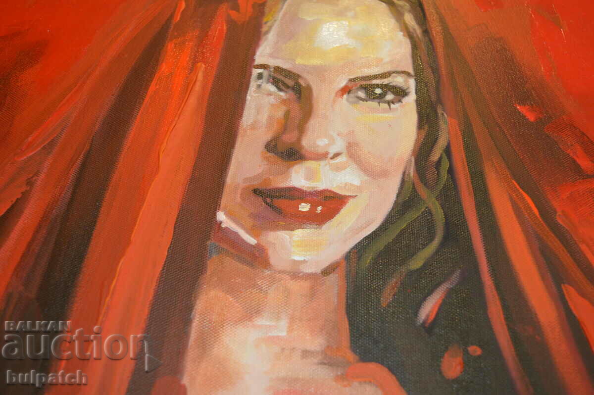 painting Lady in red with price 260.00 BGN | € 132.94 painting Lady in red with price 260.00 BGN | € 132.94