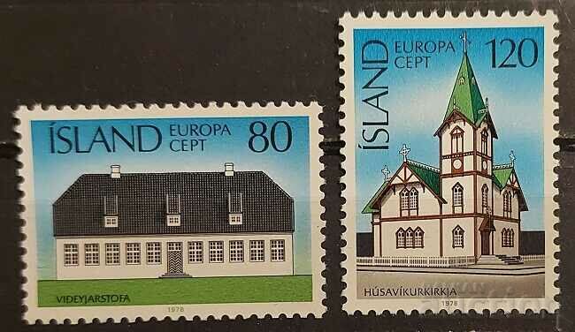 Ισλανδία 1978 Europe CEPT Buildings MNH