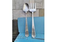 Fork and spoon - large