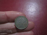 Ceylon - Sri Lanka 25 cents 1978