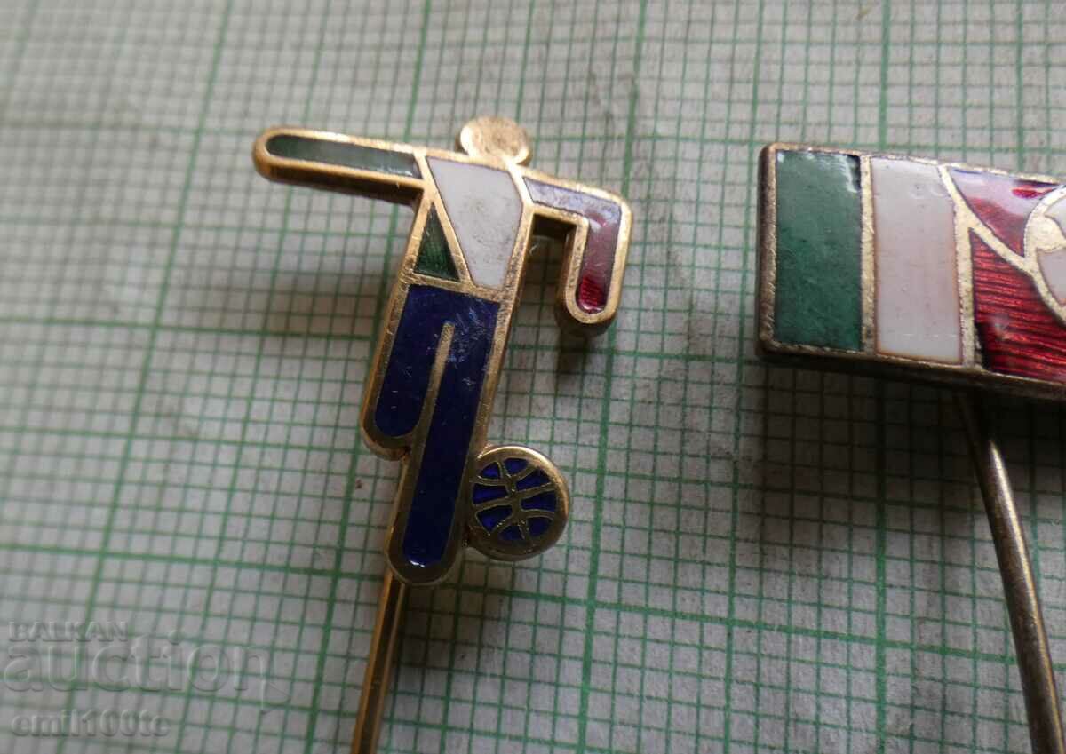 Badges 4 pieces FIFA World Cup Italy 90 - 5 Badges 4 pieces FIFA World Cup Italy 90 - 5