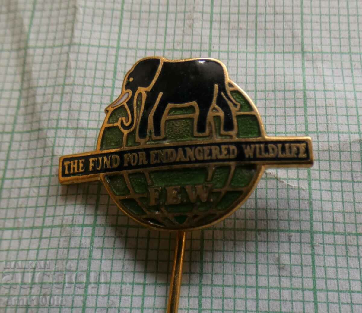 Badges 2 pieces FEW Endangered Wildlife Fund with price 7.00 BGN | € 3.58 Badges 2 pieces FEW Endangered Wildlife Fund with price 7.00 BGN | € 3.58