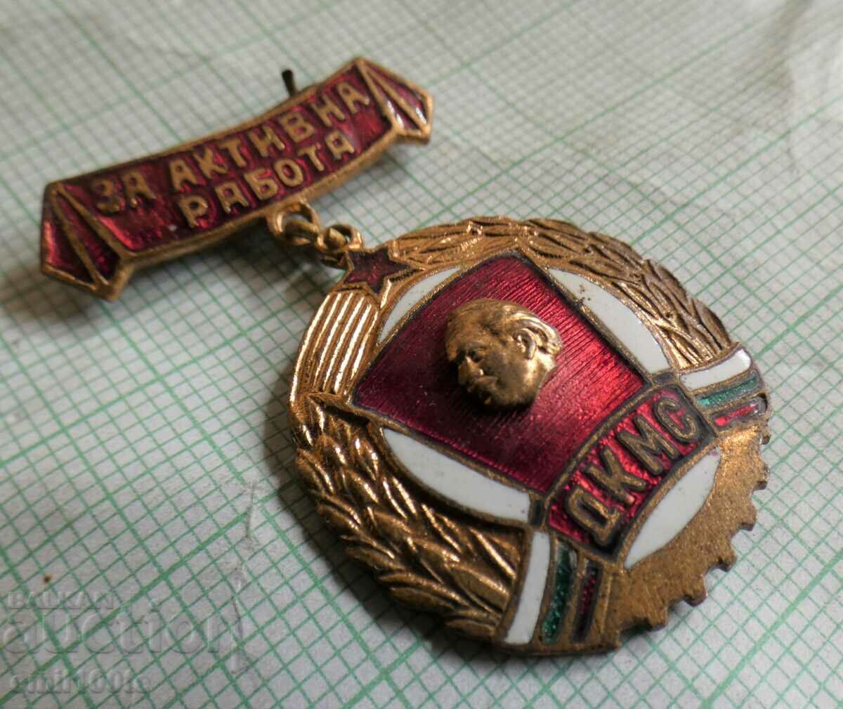 Badge - DKMS For active work with price 10.00 BGN | € 5.11 Badge - DKMS For active work with price 10.00 BGN | € 5.11