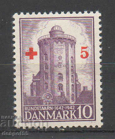 1942. Дания. 300-годишнина на Кръглата кула в Копенхаген.