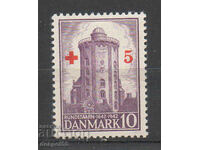 1942. Denmark. 300th anniversary of the Round Tower in Copenhagen.