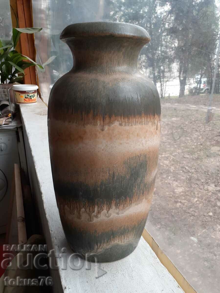 Μεγάλο μεγάλο βάζο γερμανικής κεραμικής Scheurich Keramik