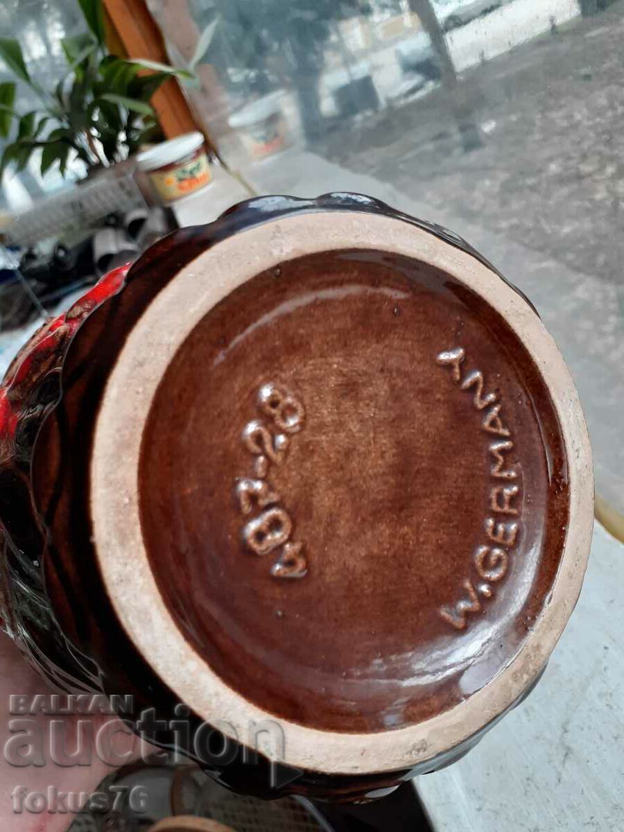 Δημοπρασία Υπέροχο μεγάλο βάζο γερμανικό κεραμικό Δημοπρασία Υπέροχο μεγάλο βάζο γερμανικό κεραμικό