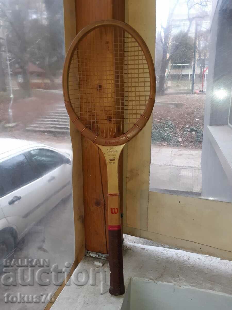 Rachetă de tenis de colecție Wilson Autograph Jack Kramer cu preț 300.00 BGN | € 153.39 Rachetă de tenis de colecție Wilson Autograph Jack Kramer cu preț 300.00 BGN | € 153.39