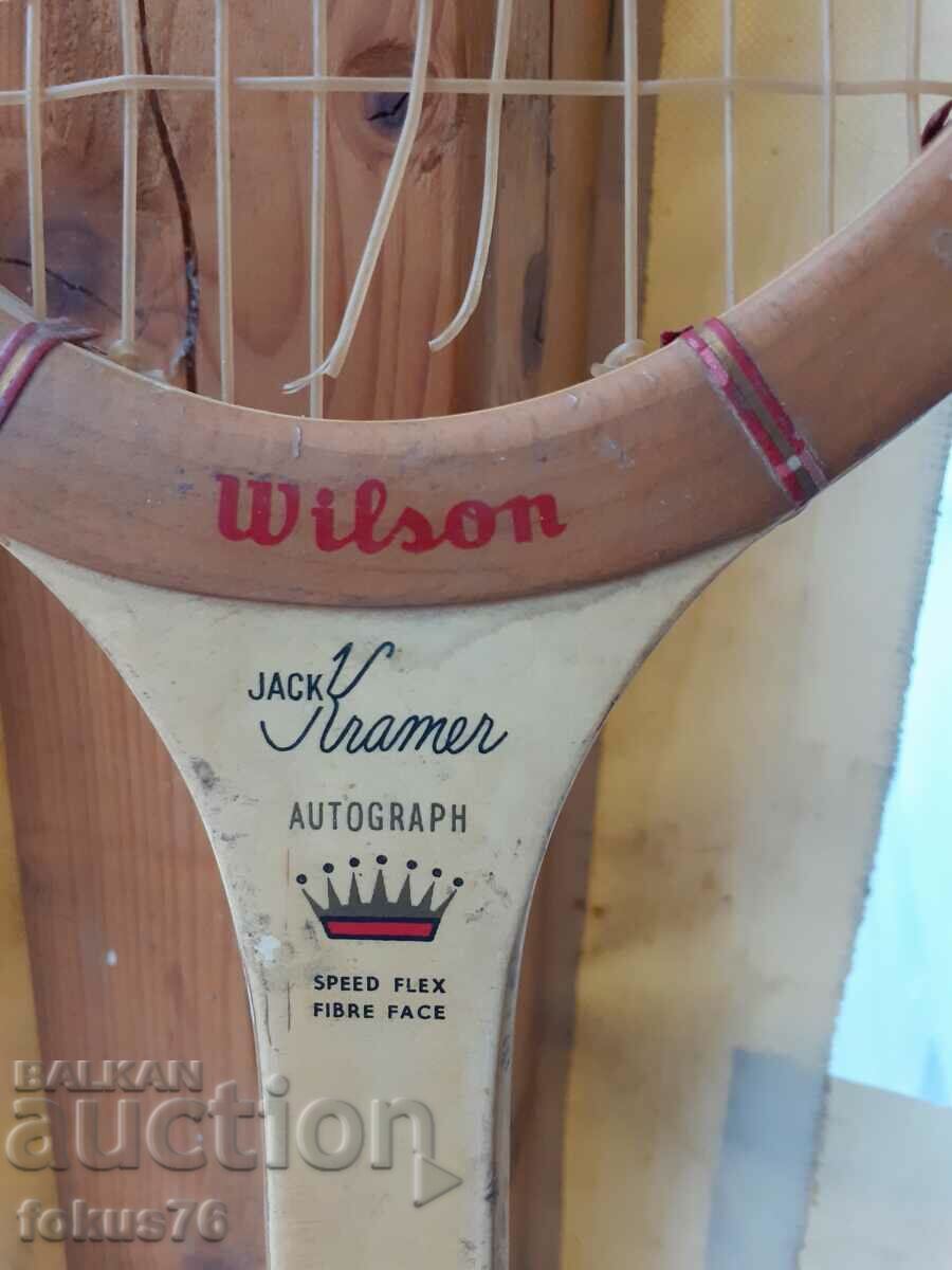 Wilson Autograph Jack Kramer Collectible Tennis Racket