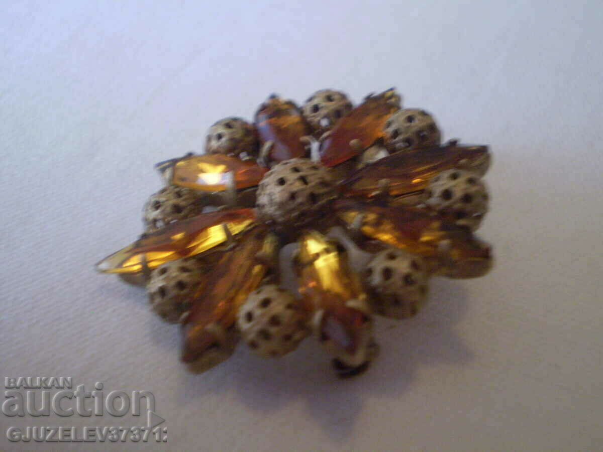Auction  Antique brooch - jewelry Czechoslovakia