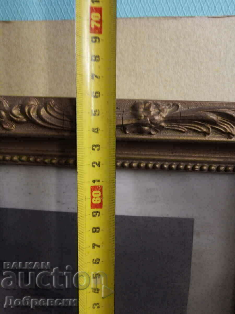 Соц снимка в рамка, портрет на Георги Димитров - 5 Соц снимка в рамка, портрет на Георги Димитров - 5