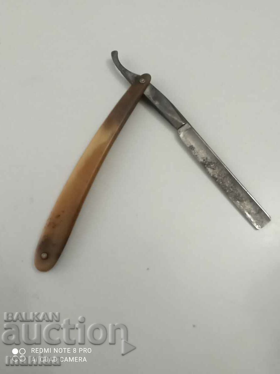 Solingen razor with bone handle and box - 5