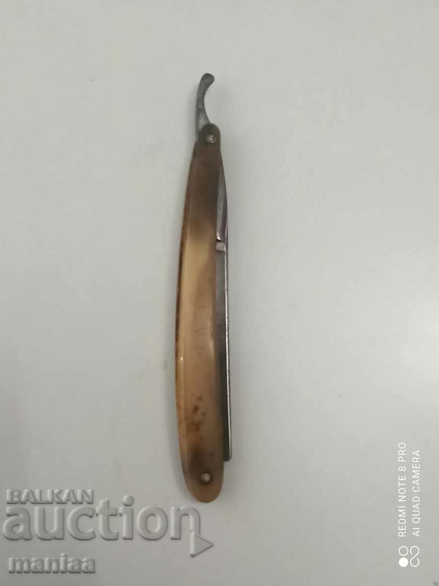 Solingen razor with bone handle and box - 6