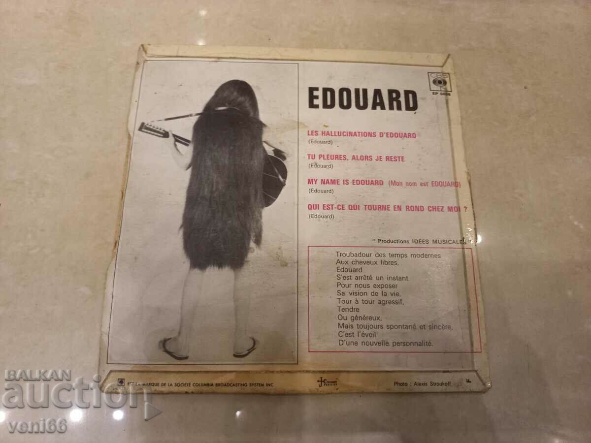 Livrarea Disc gramofon - format mic - Eduard Livrarea Disc gramofon - format mic - Eduard