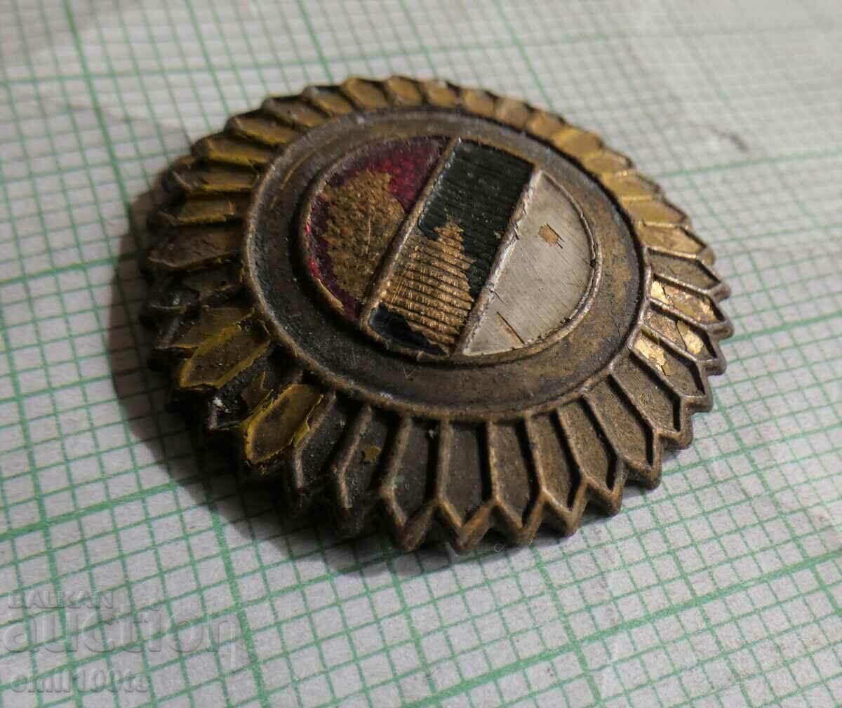 Παλιό Cockade σε κακή κατάσταση - 6 Παλιό Cockade σε κακή κατάσταση - 6