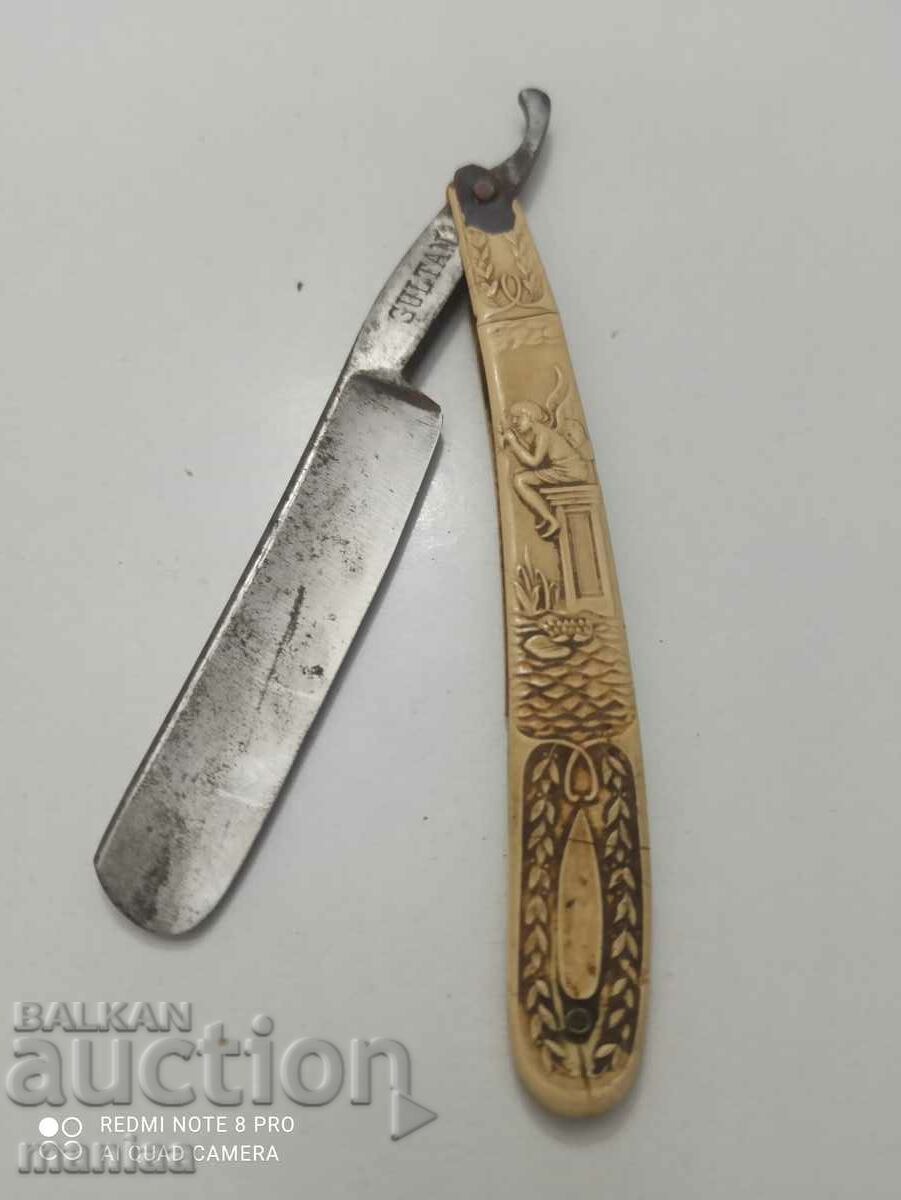 Old Ottoman Sultan razor with engravings on the handle - 5 Old Ottoman Sultan razor with engravings on the handle - 5