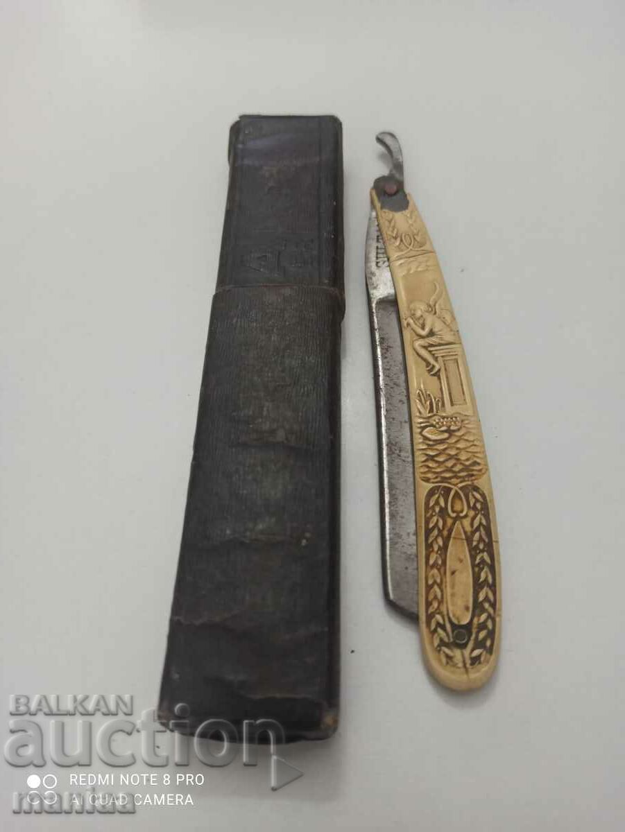 Old Ottoman Sultan razor with engravings on the handle - 7 Old Ottoman Sultan razor with engravings on the handle - 7