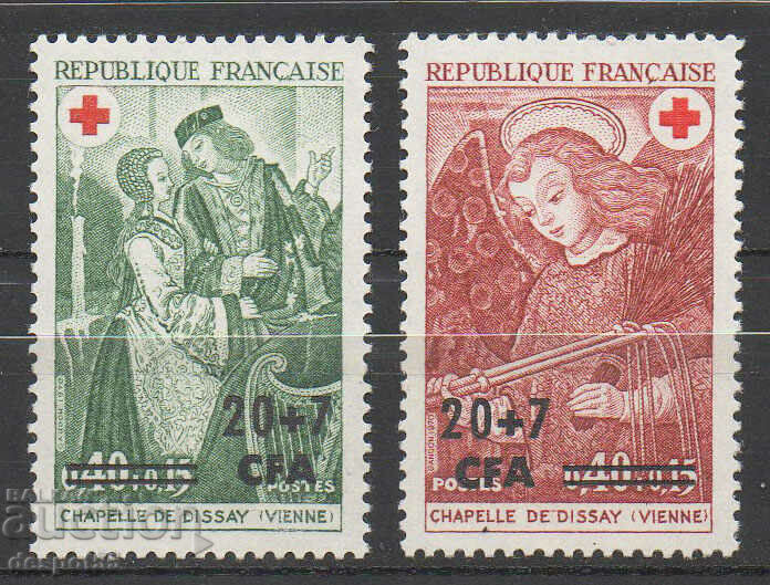 1970. Franța. Crucea Roșie.