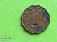 1 cent 1961 Honduras britanic