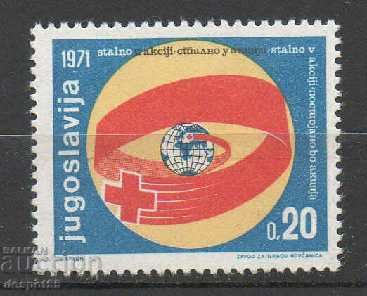 1971. Yugoslavia. Red cross.