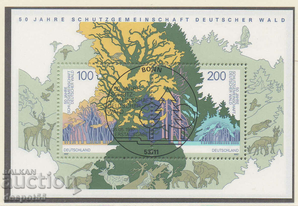 1997 Germany. Society for the Protection of German Forests. Block