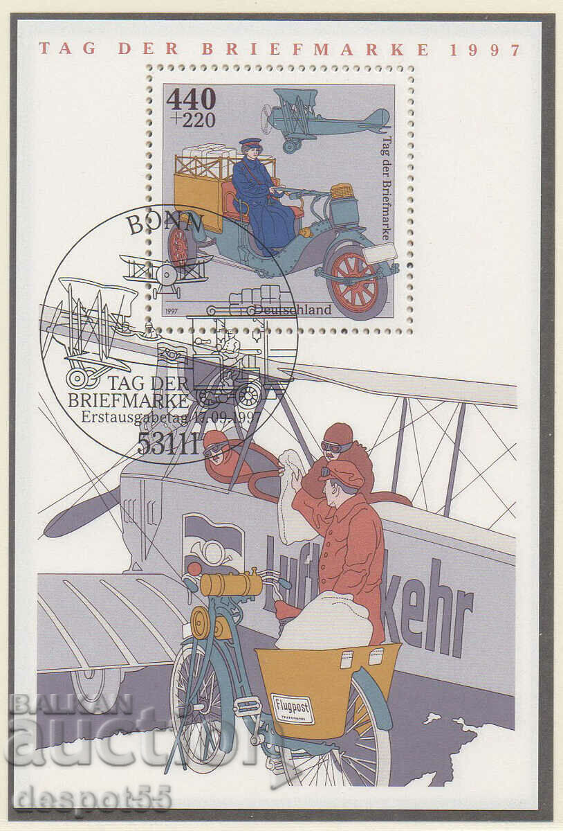 1997. Германия. Ден на пощенската марка. Блок.