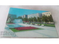 Пощенска картичка Хасково Площадът на Свободата 1972