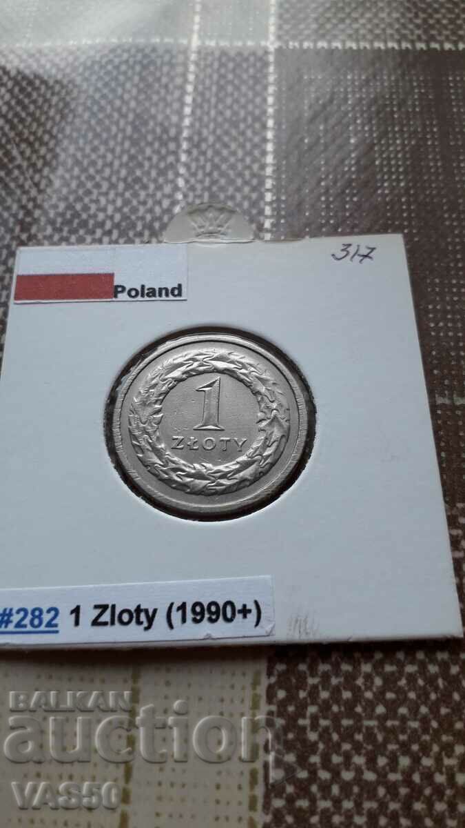 317. POLAND-1 zloty 1992