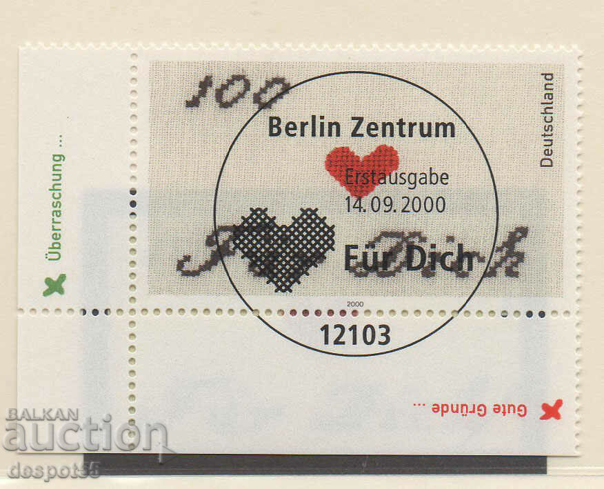 2002. Germany. Congratulatory stamp.