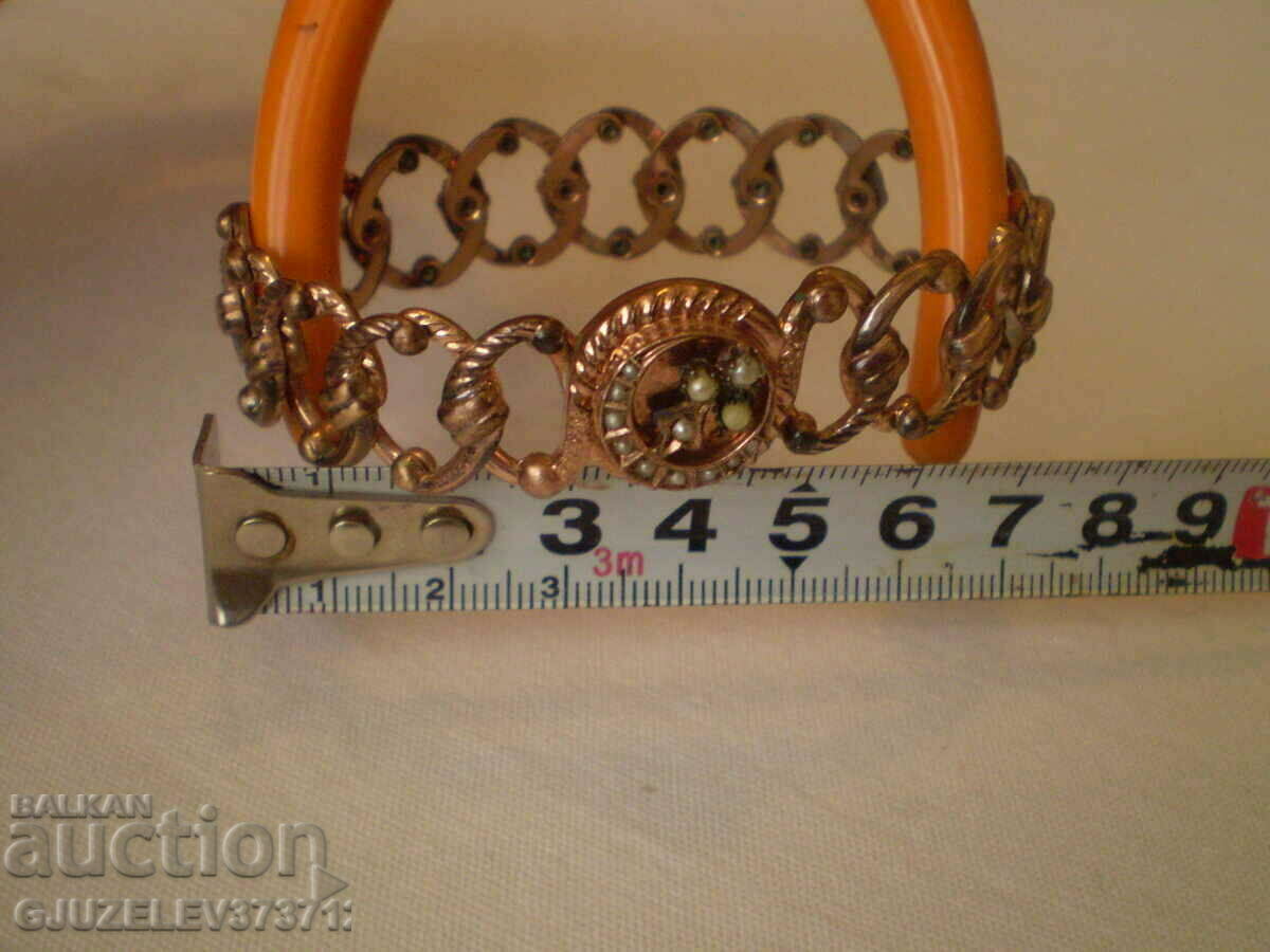 Antique Napkin Double with Pearls in the form of a bracelet - 5 Antique Napkin Double with Pearls in the form of a bracelet - 5