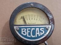 Old pressure gauge BECAS device device WORKS