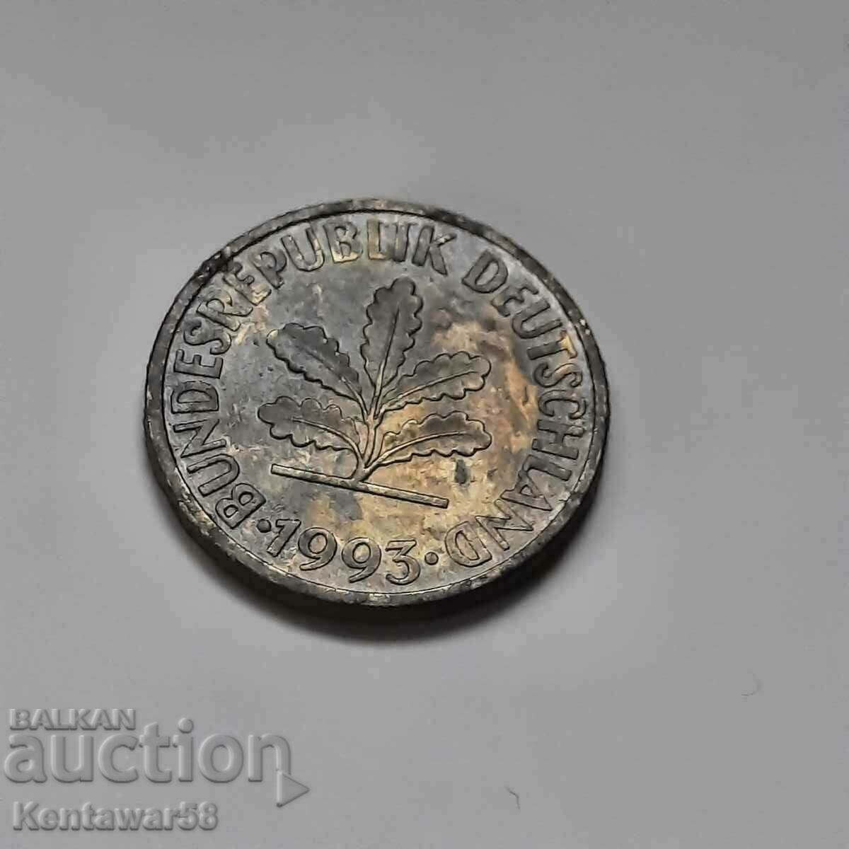 Germany 10 Pfenning 1993 G with price 0.40 BGN | € 0.20 Germany 10 Pfenning 1993 G with price 0.40 BGN | € 0.20