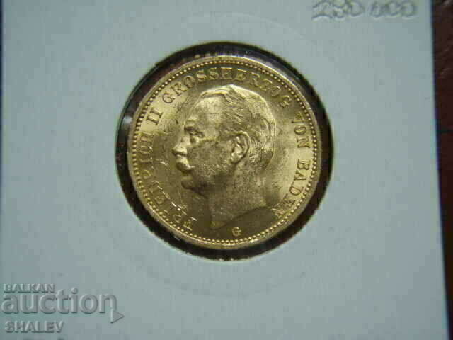 20 Mark 1914 Baden (Germany) Баден - AU (злато) - 6