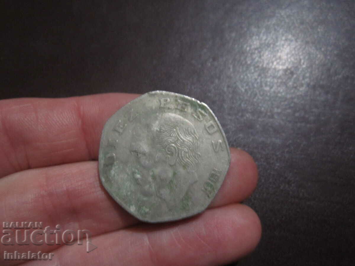 10 pesos 1981 Mexico