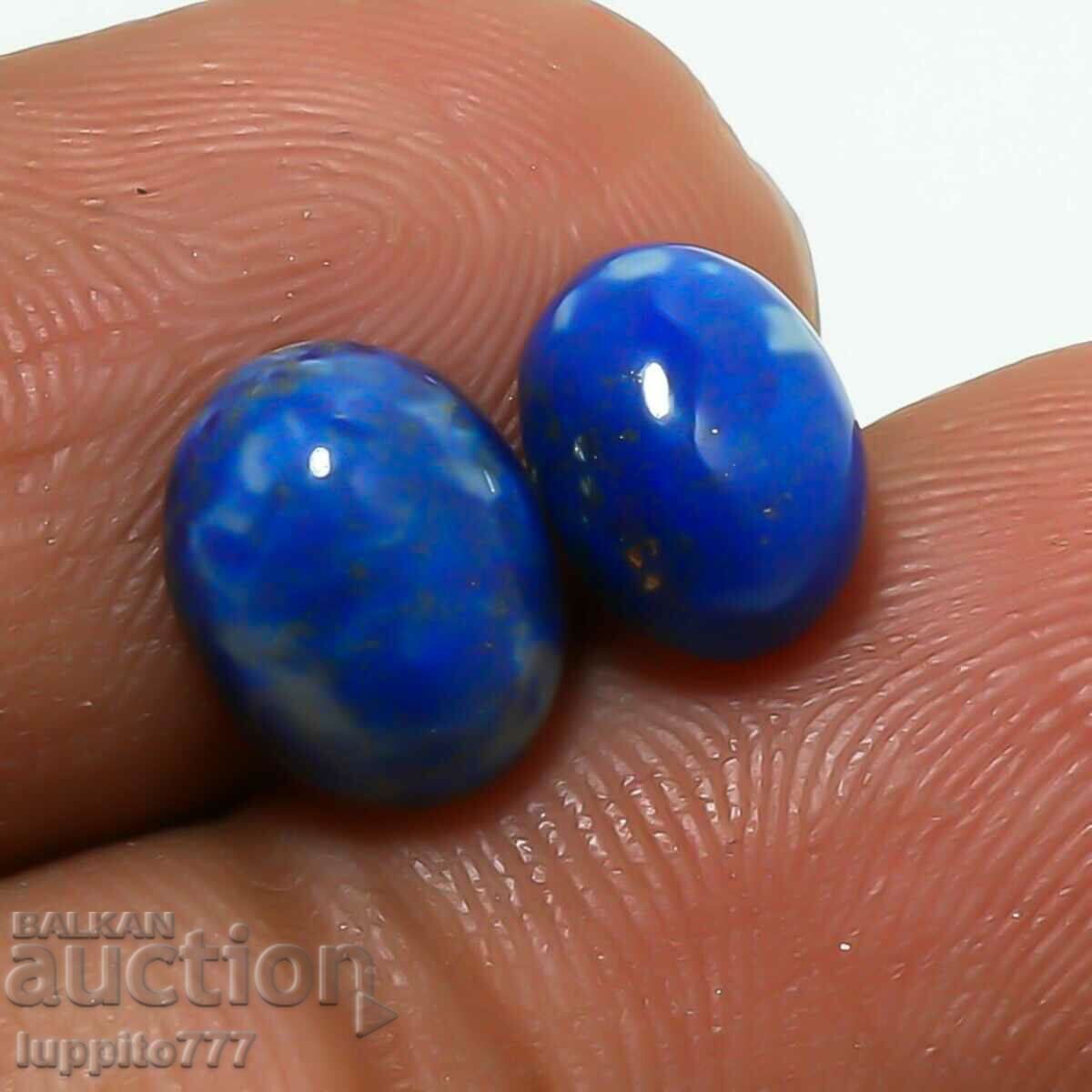 5,10 carate lapis lazuli 2 buc pereche cabochon oval cu preț 49.99 BGN | € 25.56 5,10 carate lapis lazuli 2 buc pereche cabochon oval cu preț 49.99 BGN | € 25.56