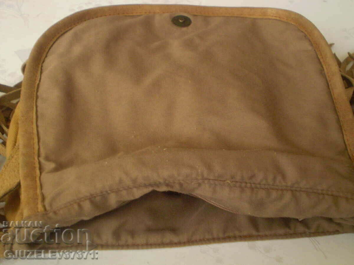 Handbag fabric suede beads - 6