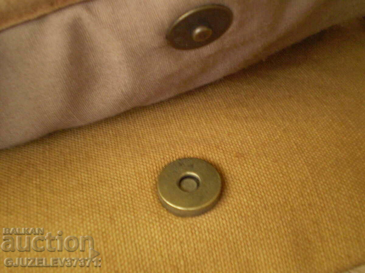 Handbag fabric suede beads - 7