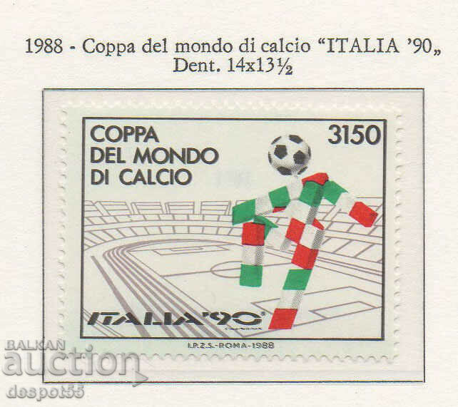 1988. Italia. Cupa Mondială FIFA - Italia 1990