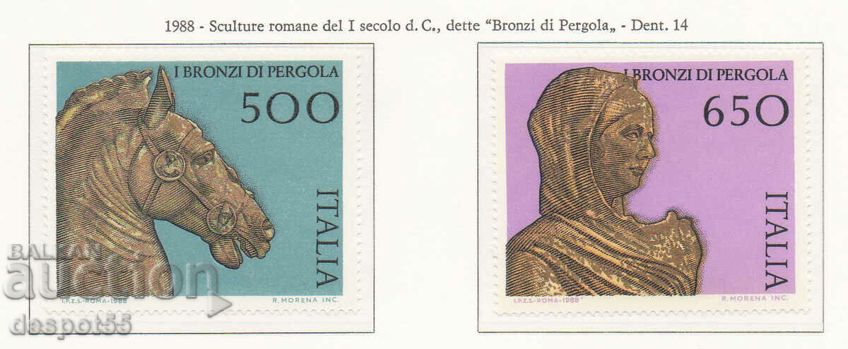 1988. Italia. Sculpturi din bronz.