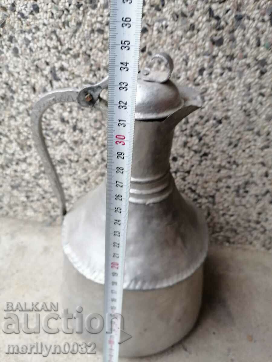 Old Renaissance güm ibrik copper teapot copper vessel - 6