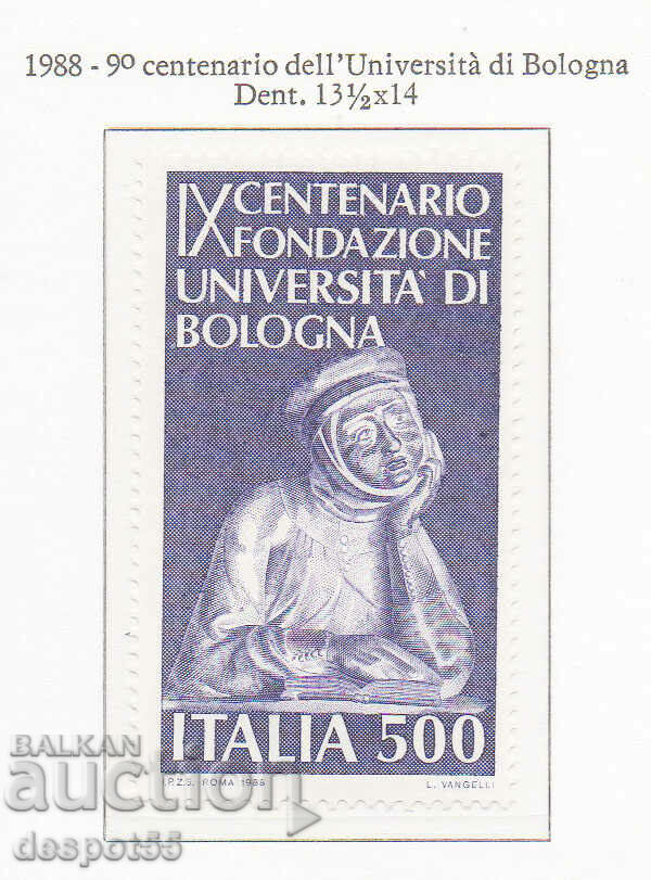 1988. Italia. Aniversarea a 900 de ani de la Universitatea din Bologna.