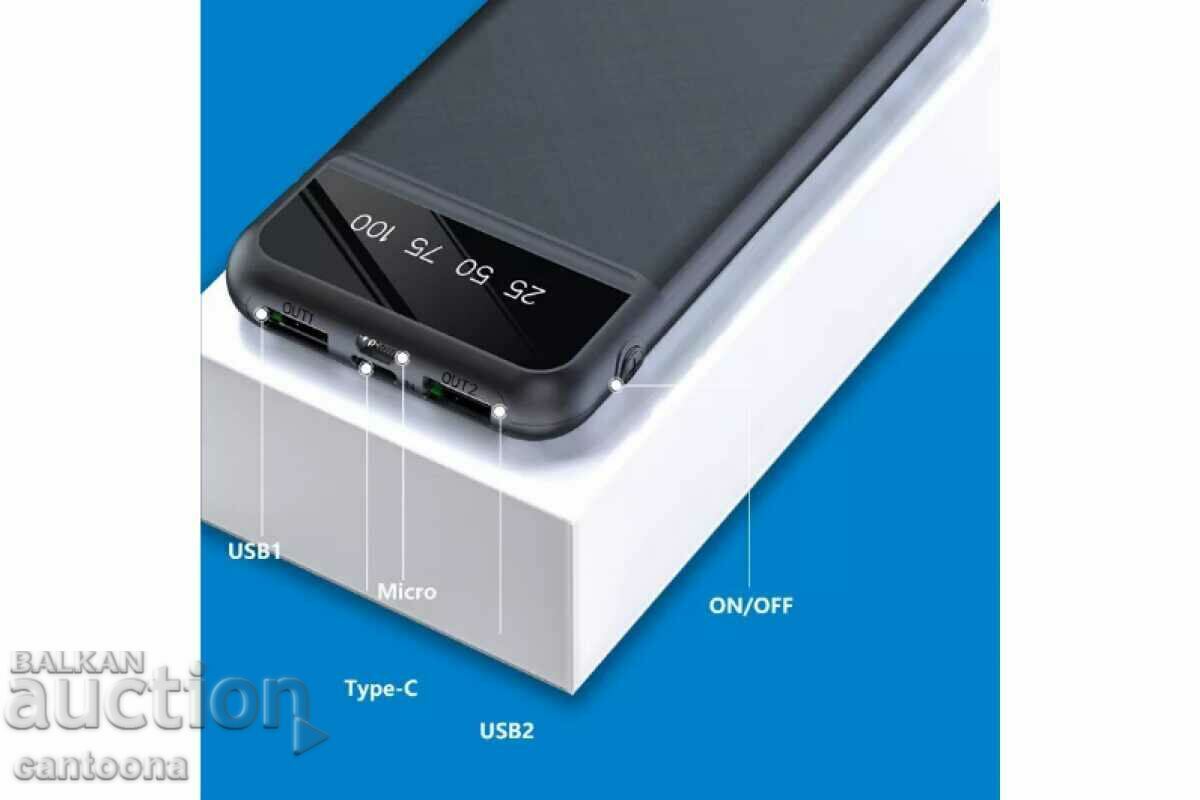 Auction Portable battery WUW-Y110, Power Bank 10,000mAh, LED, 2xUSB Auction Portable battery WUW-Y110, Power Bank 10,000mAh, LED, 2xUSB
